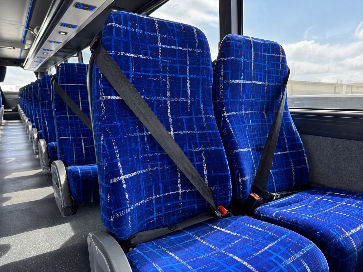 irvine charter bus rentals for airport transfers