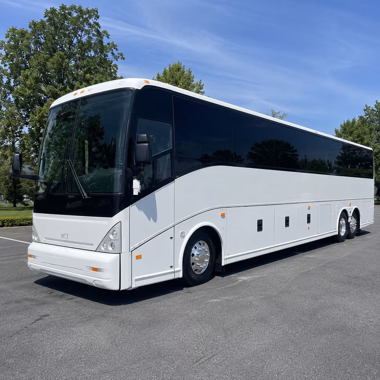 irvine show up to irvine concerts in a charter bus