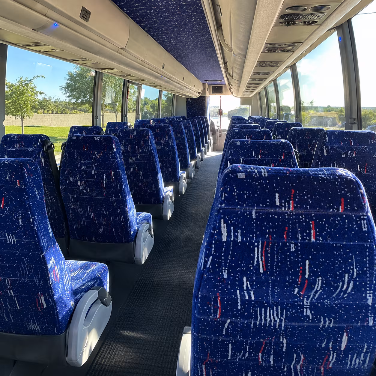 mission viejo prom transportation onboard seating