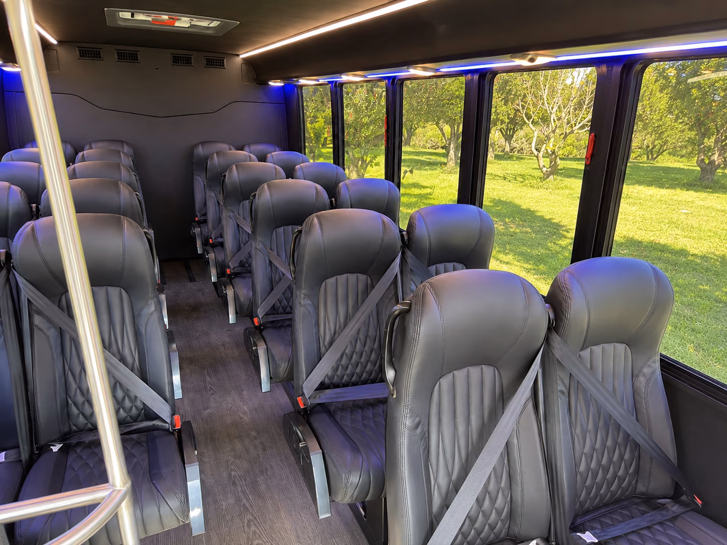 newport beach wedding shuttle bus rentals